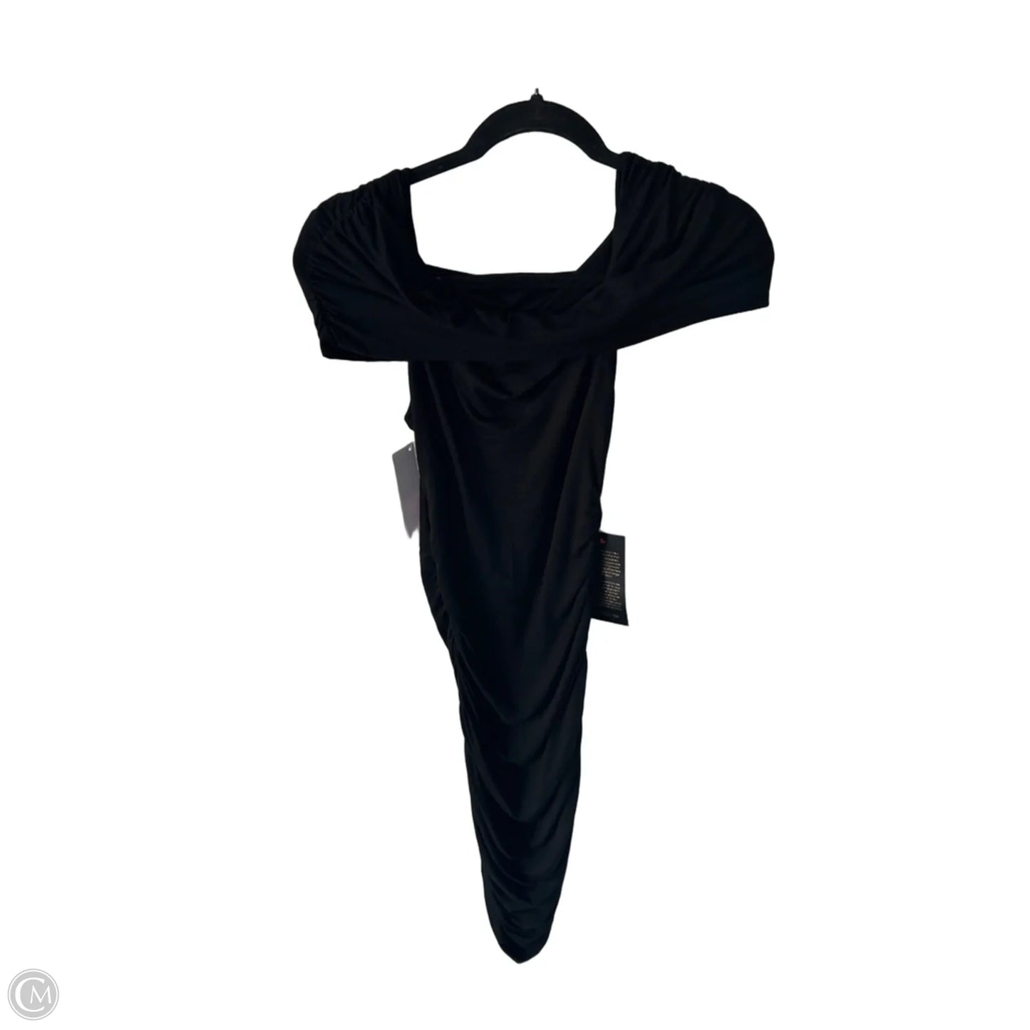 Dress Party Midi By Bebe In Black, Size: Xs