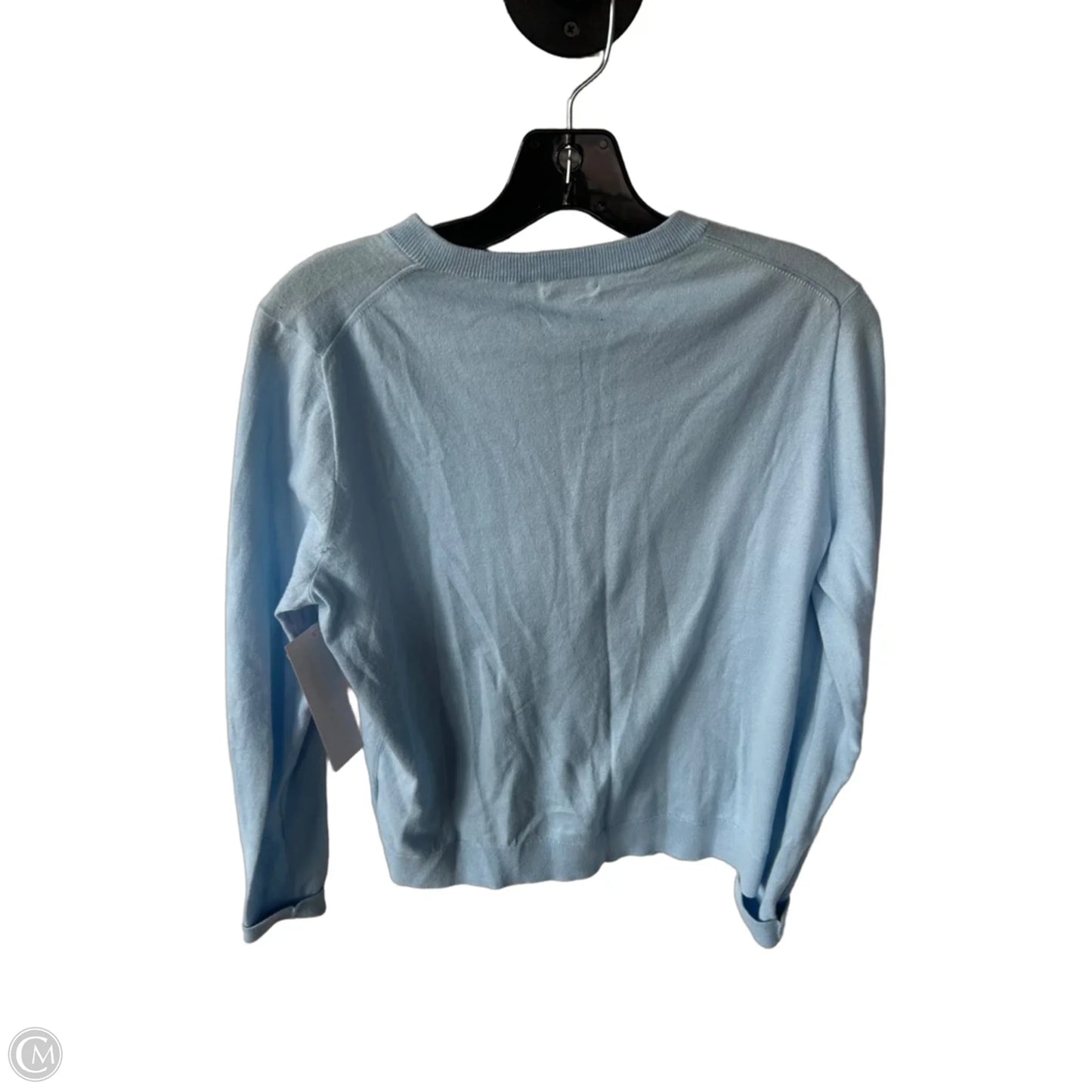 Sweater Cardigan By J. Crew In Blue, Size: M
