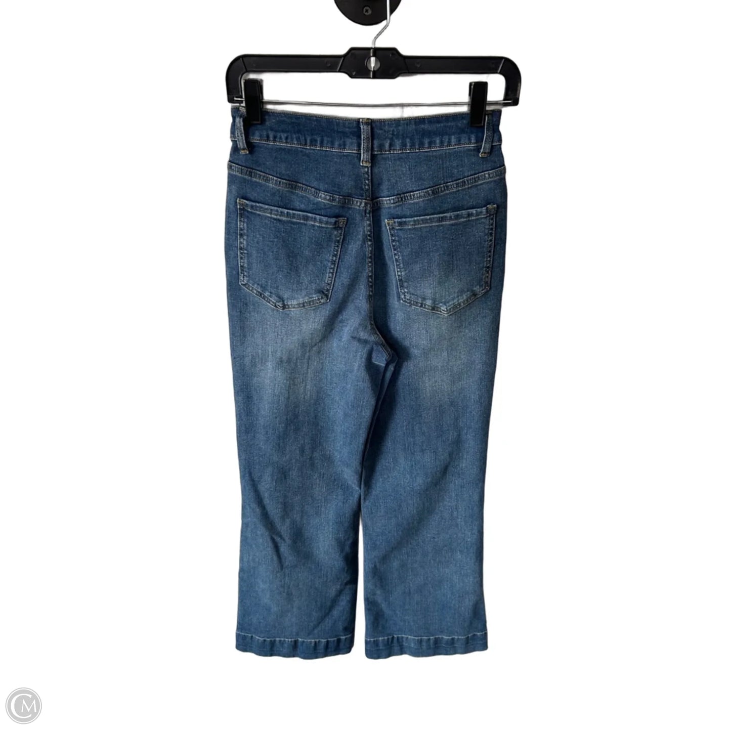 Jeans Flared By Commense In Blue Denim, Size: 4