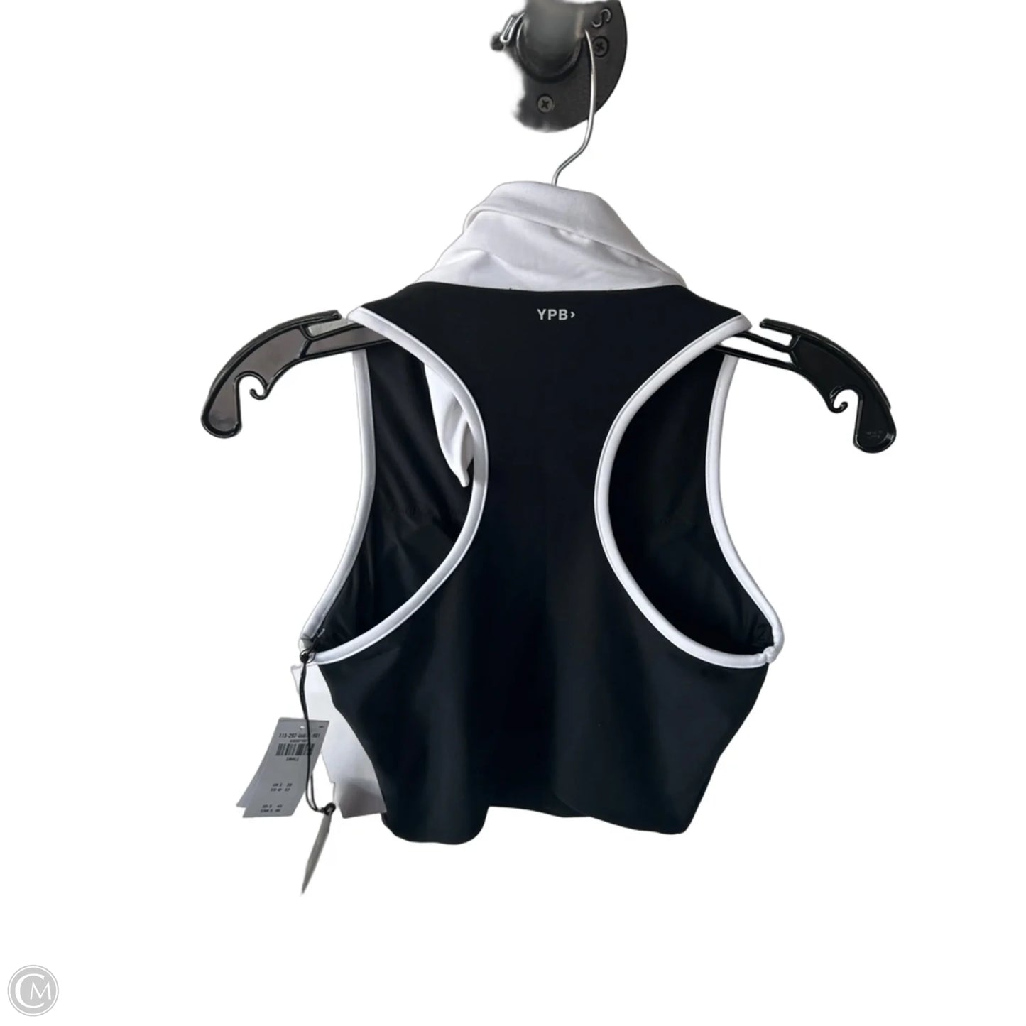 Athletic Bra By Ypb In Black & White, Size: S