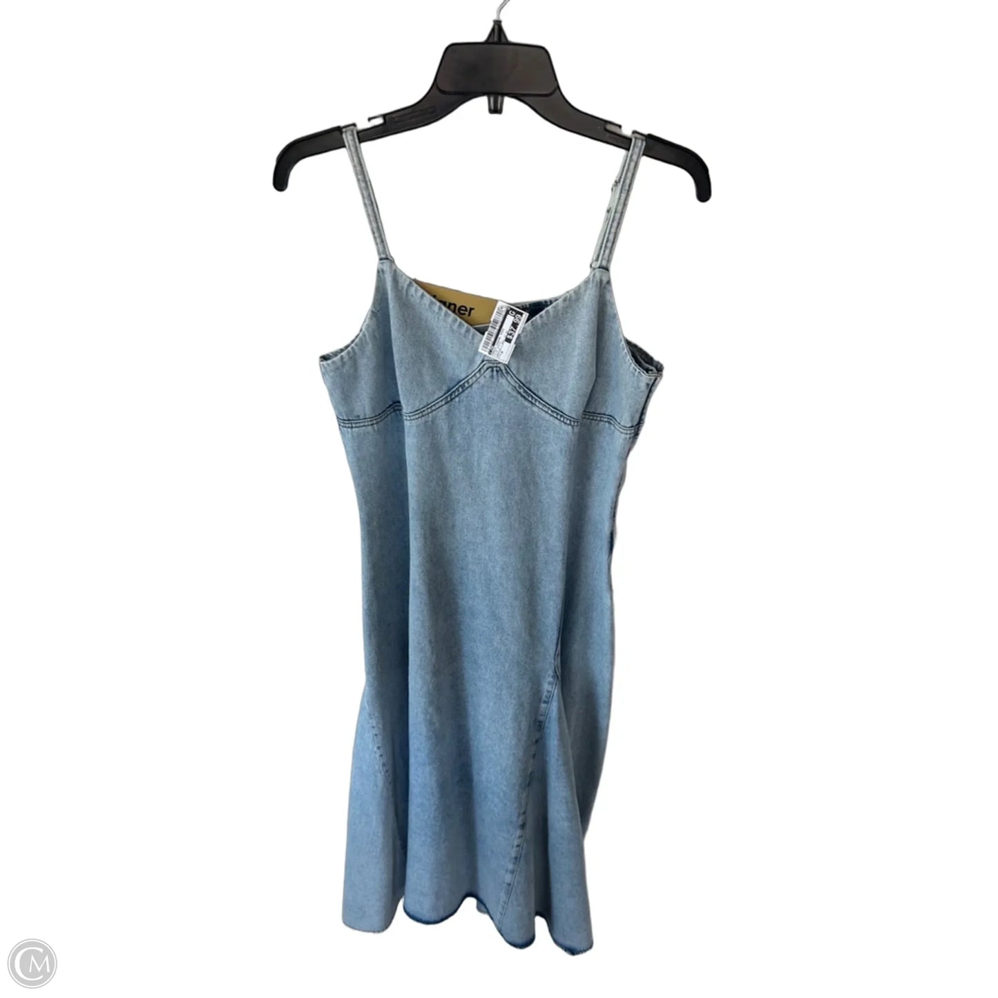Dress Casual Midi By Cma In Blue Denim, Size: M