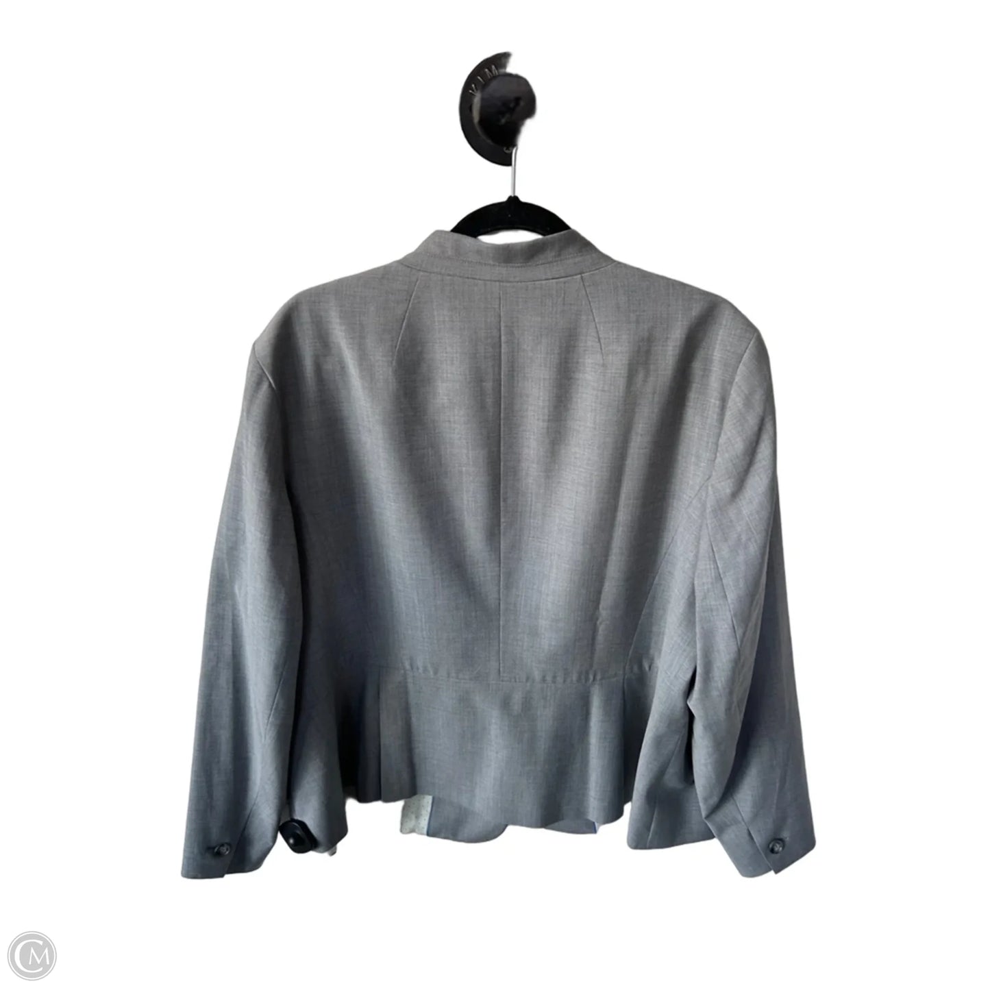Blazer By Talbots In Grey, Size: 1x