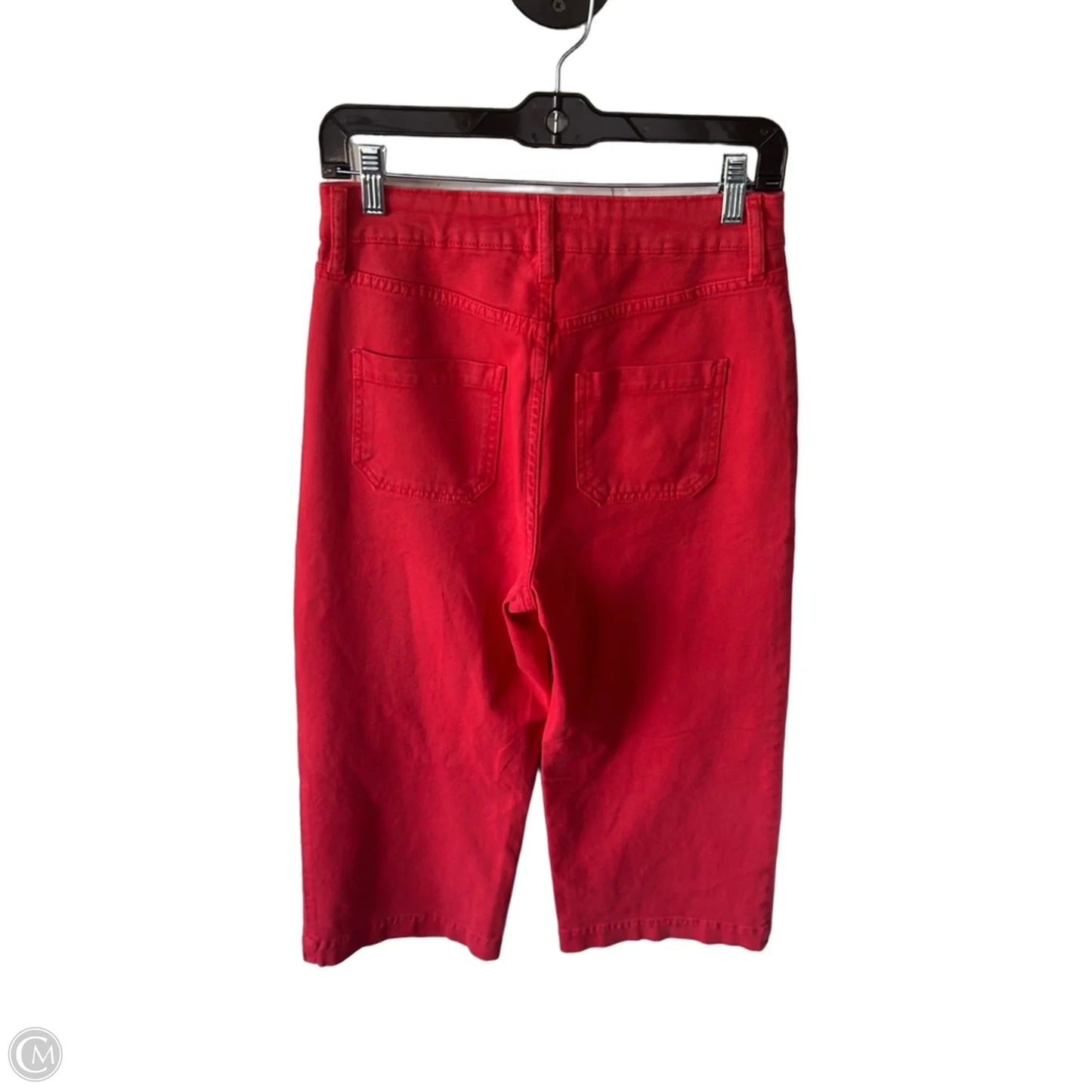 Jeans Wide Leg By Boden In Red Denim, Size: 4p