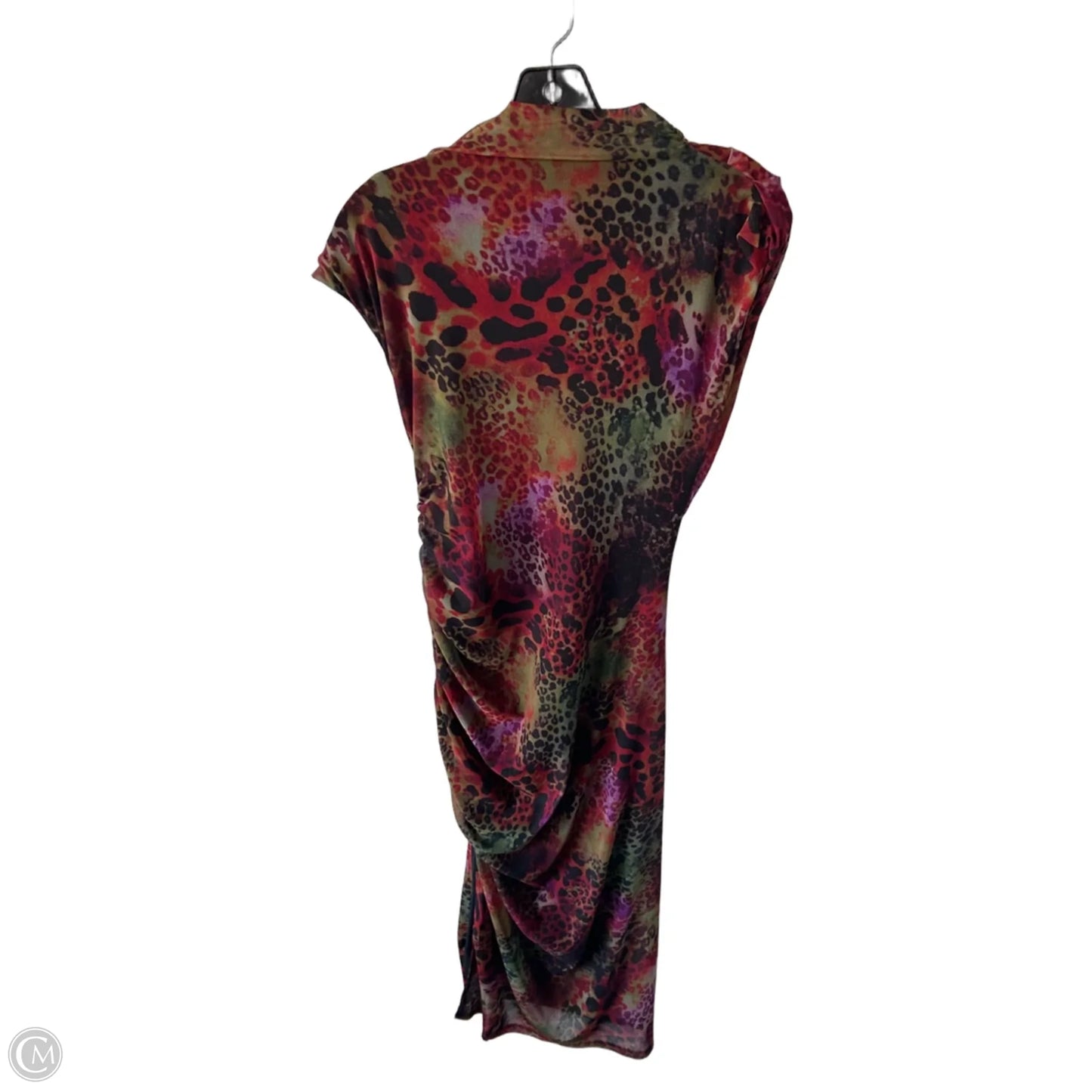 Dress Party Midi By Anthropologie In Black & Red, Size: S