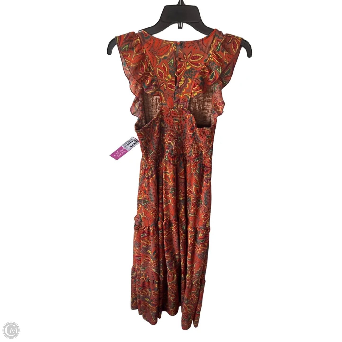 Dress Casual Maxi By Melloday In Orange, Size: M