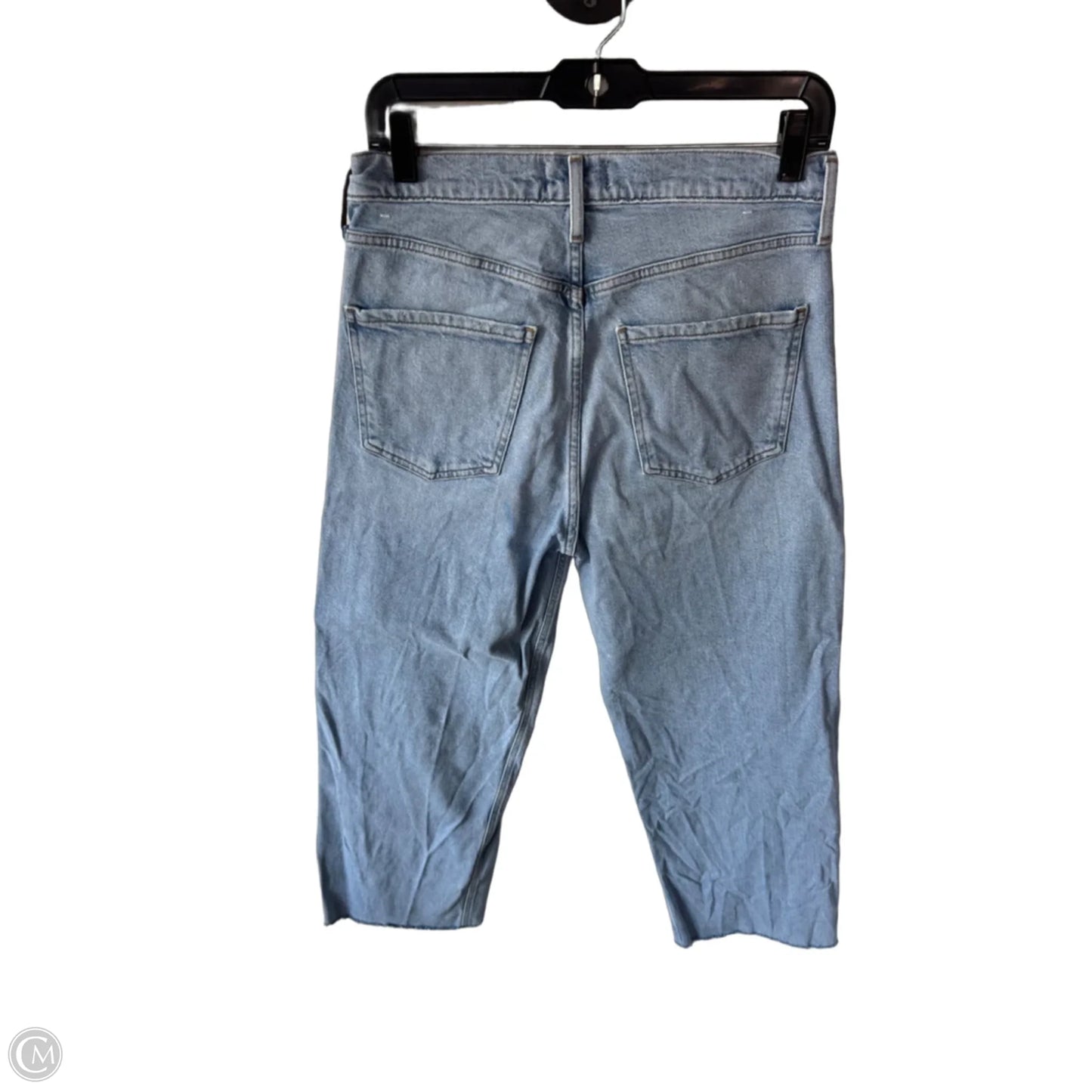 Jeans Wide Leg By Agolde In Blue Denim, Size: 6
