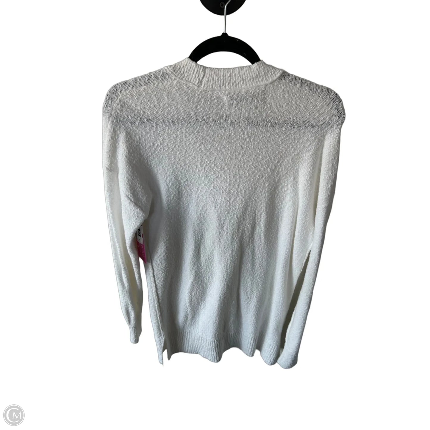 Sweater Cardigan By Loft In White, Size: Xs