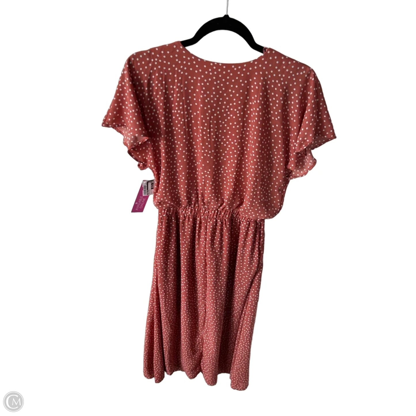 Dress Work By Sienna Sky In Orange & White, Size: M