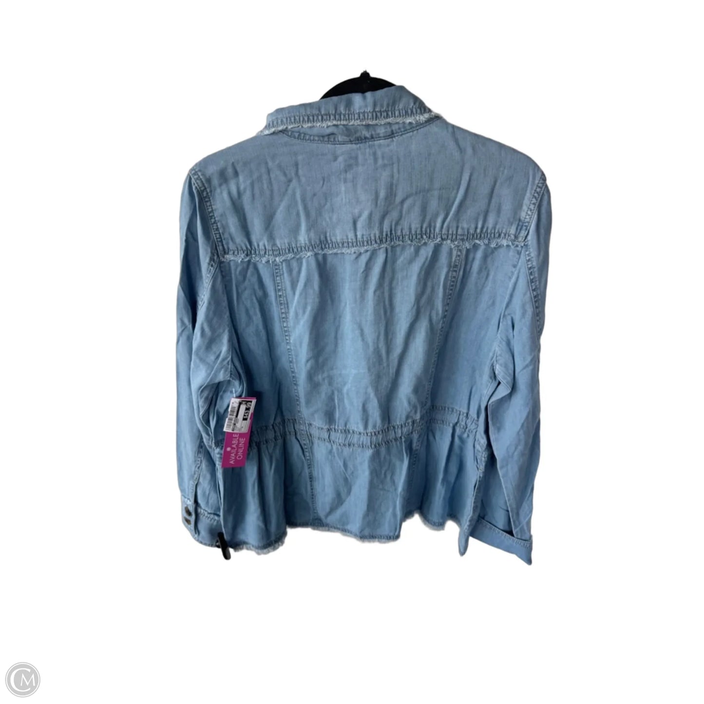 Jacket Denim By Tommy Bahama In Blue, Size: M
