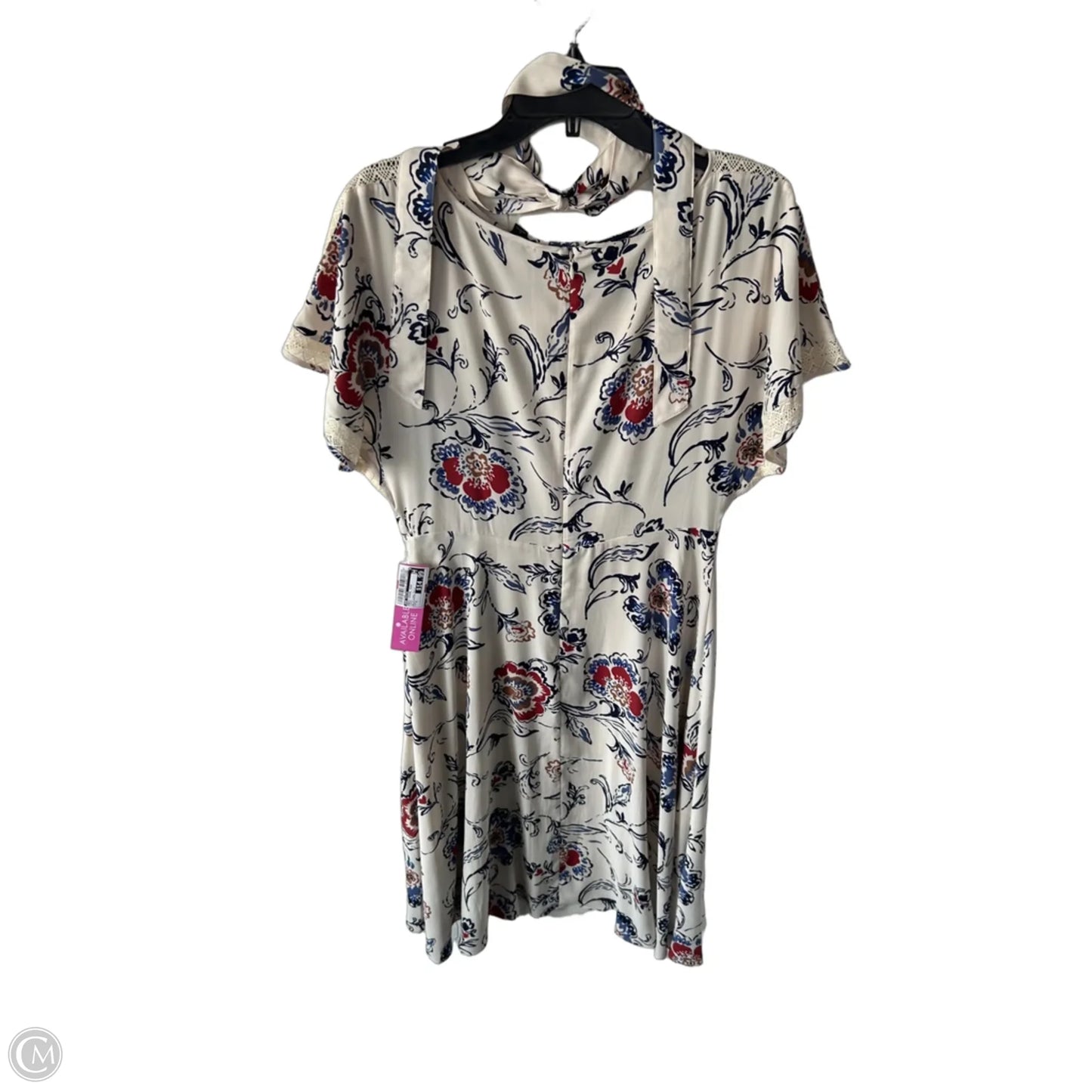 Dress Casual Midi By Ann Taylor In Cream, Size: S