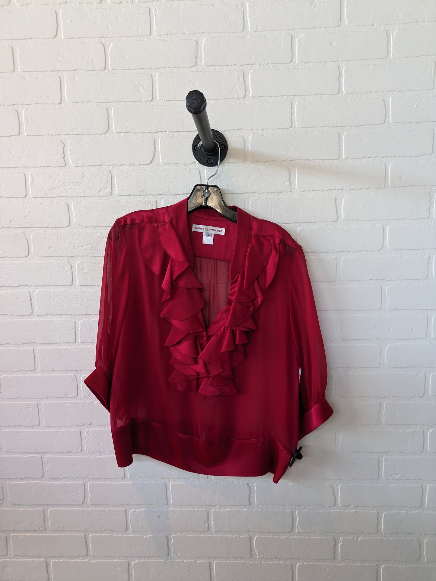 Top 2pc 3/4 Sleeve By Amanda Uprichard Size: L