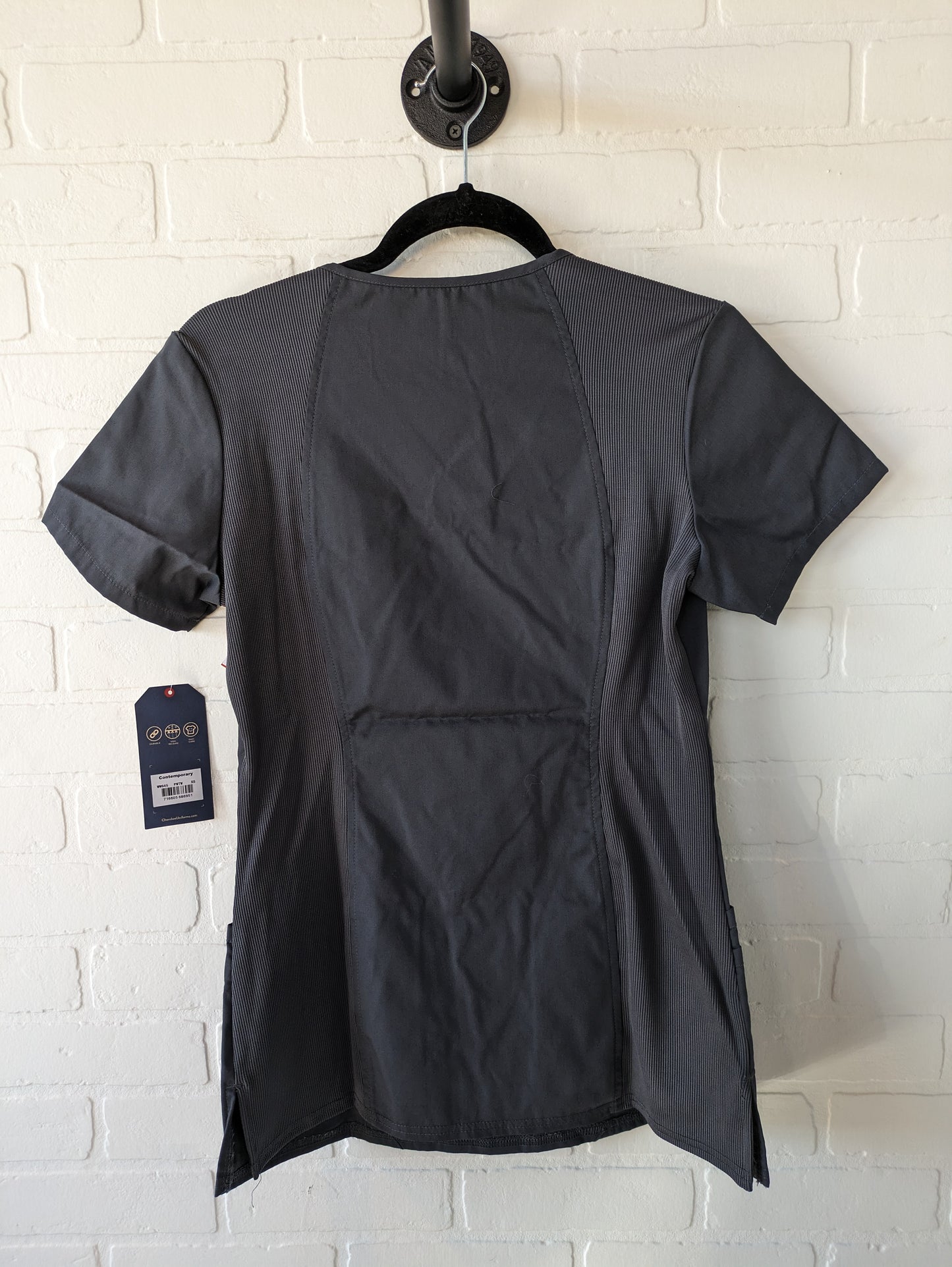 Scrub Top Sleeve By Cherokee Size: Xs