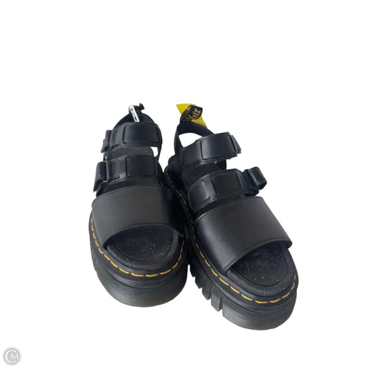 Sandals Designer By Dr Martens In Black, Size: 8