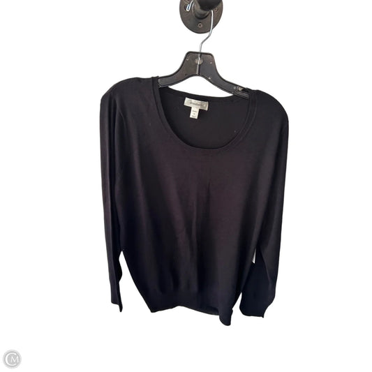 Sweater By Dressbarn In Black, Size: 1x