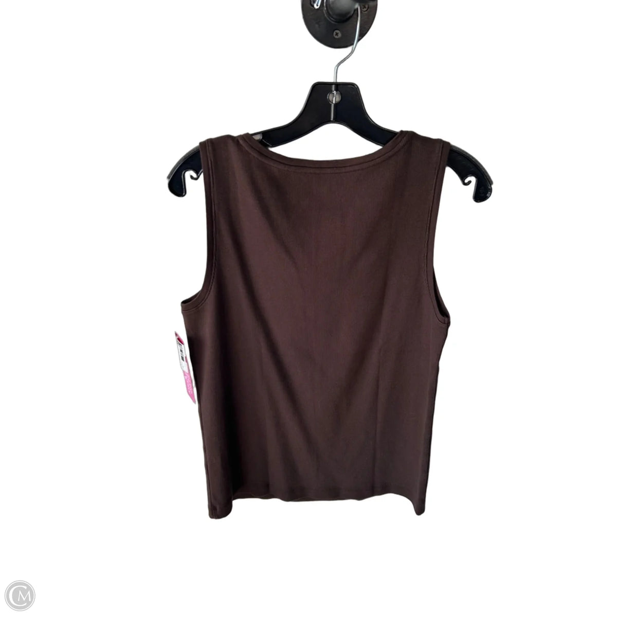 Top Sleeveless Basic By Chicos In Brown, Size: L