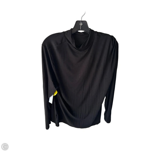 Top Long Sleeve Basic By Calvin Klein In Black, Size: Xl