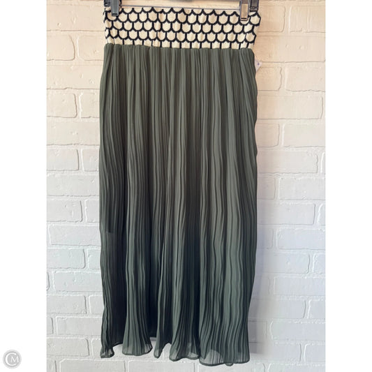 Skirt Midi By Clothes Mentor In Green, Size: M