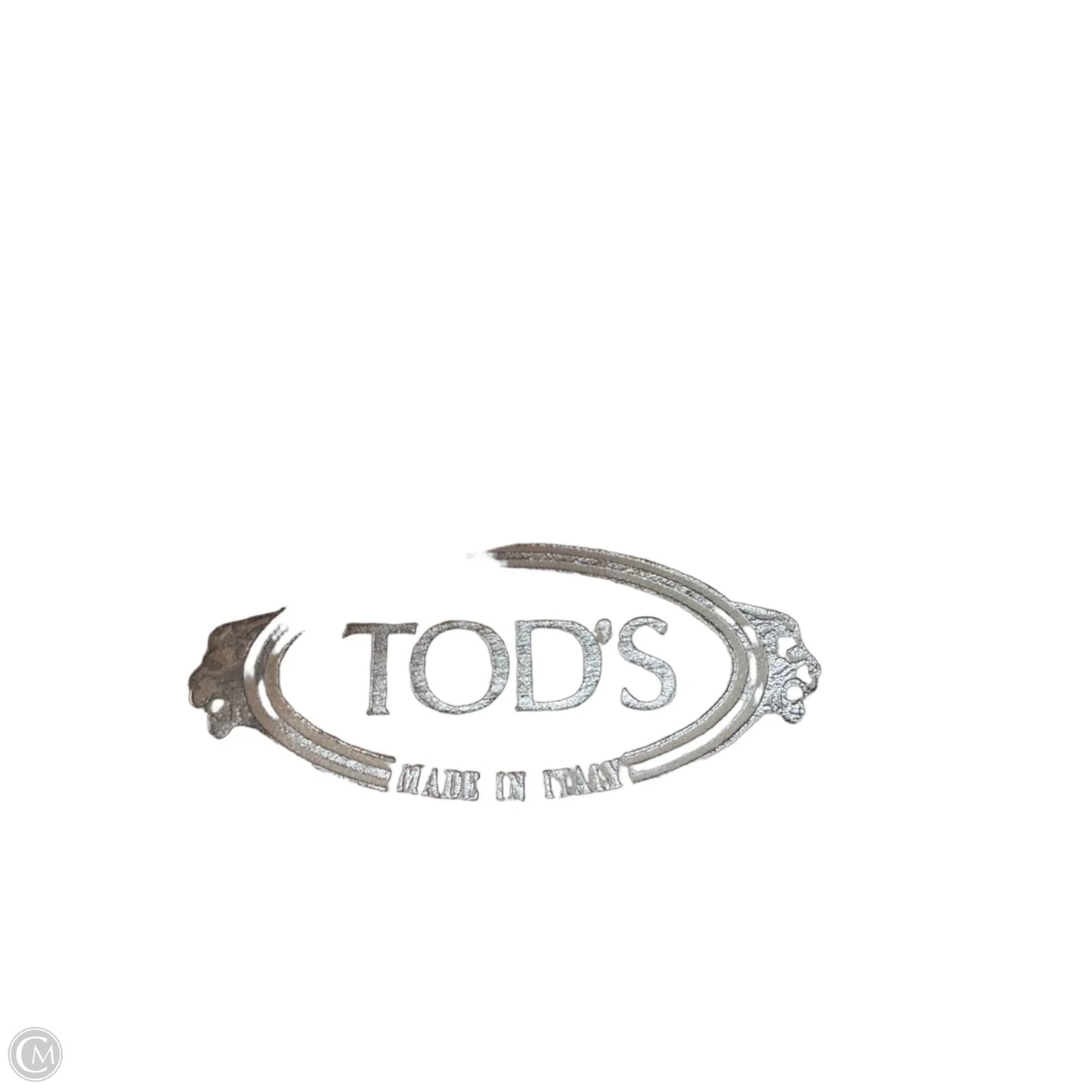 Shoes Luxury Designer By Tods In Teal, Size: 8