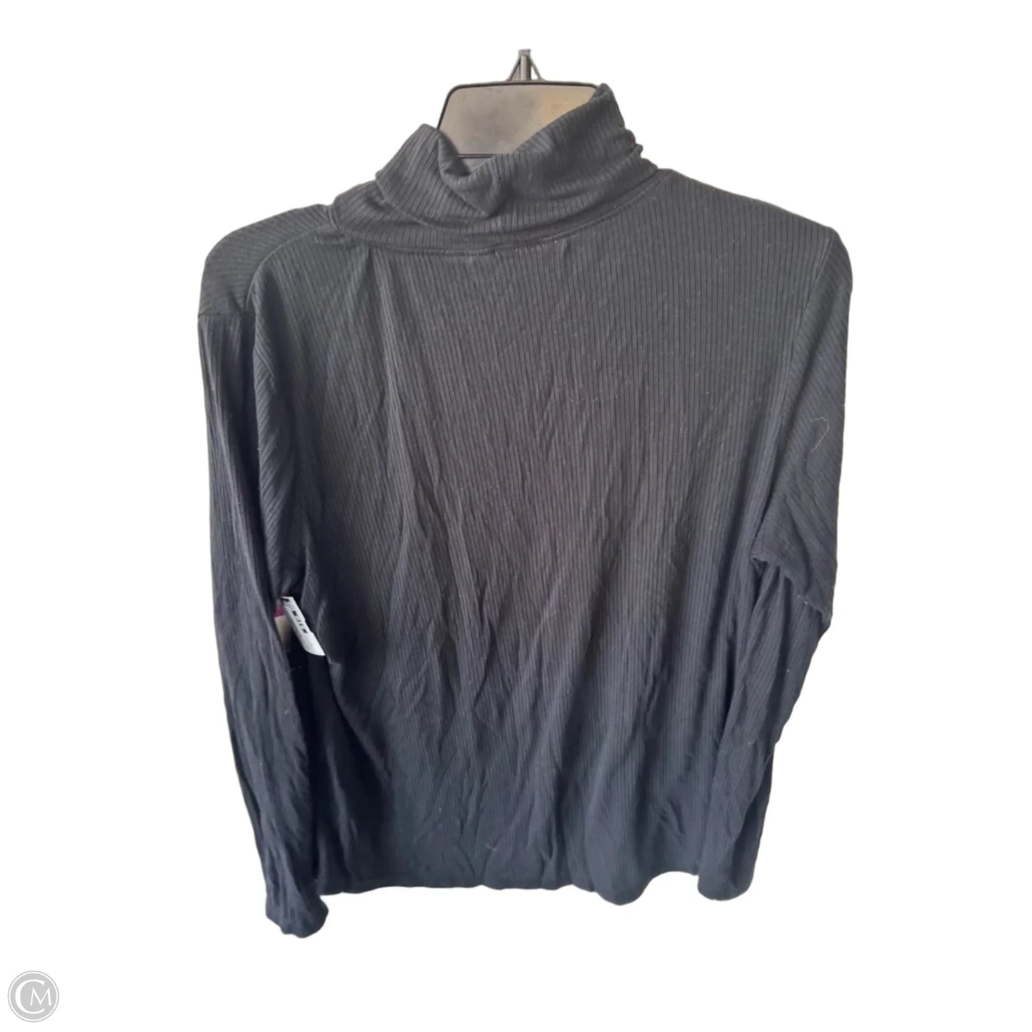 Top Long Sleeve By Indigo In Black, Size: Xl