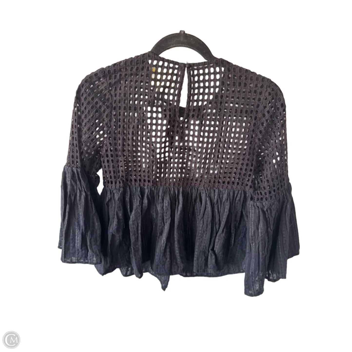 Top 3/4 Sleeve By Maeve In Black, Size: Xs