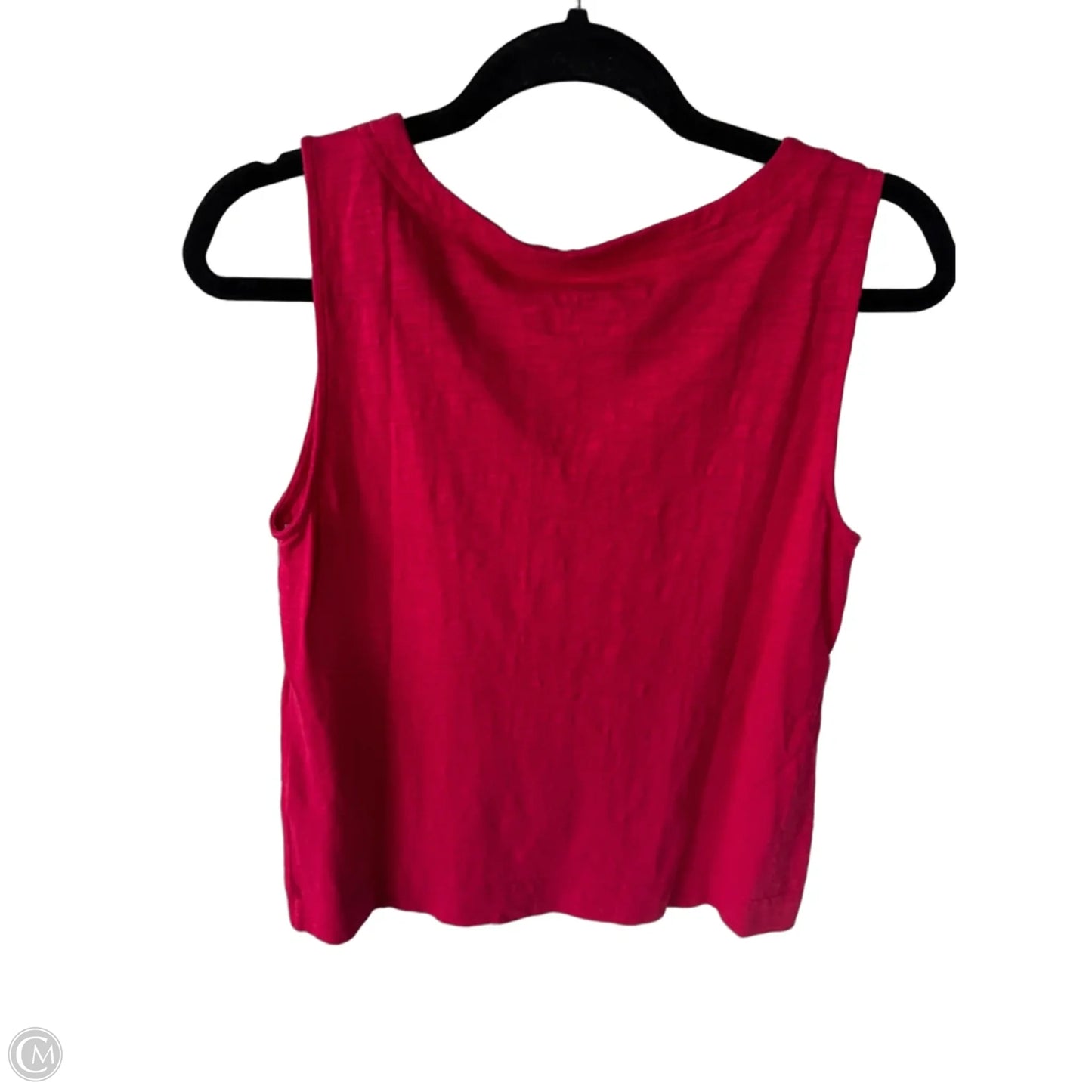 Top Sleeveless By Chicos In Red, Size: M