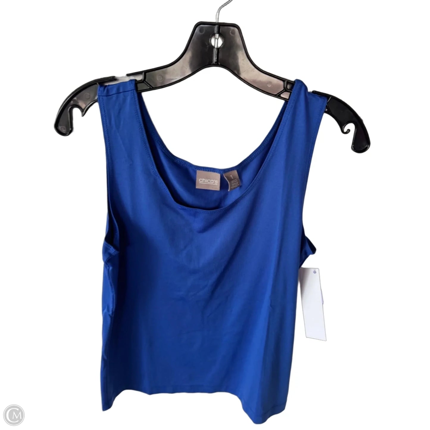 Top Sleeveless Basic By Chicos In Blue, Size: M