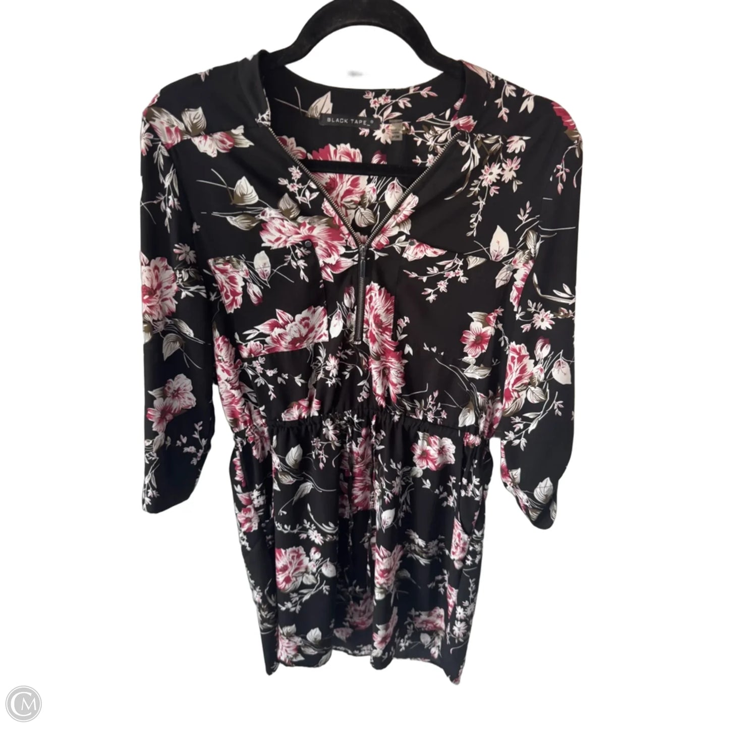 Dress Work By Black Tape In Black & Pink, Size: M