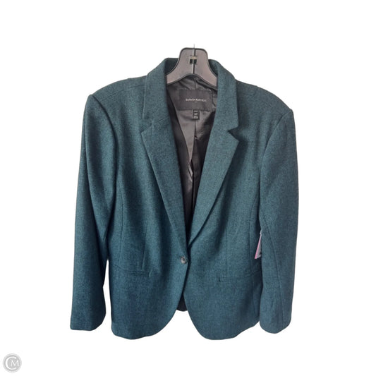 Blazer By Banana Republic In Teal, Size: Lp