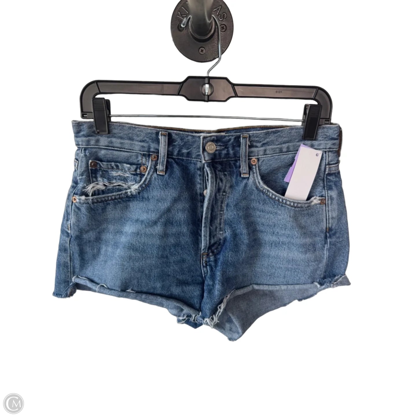 Shorts By Agolde In Blue Denim, Size: 2