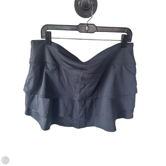 Athletic Skort By Athleta In Grey, Size: 16