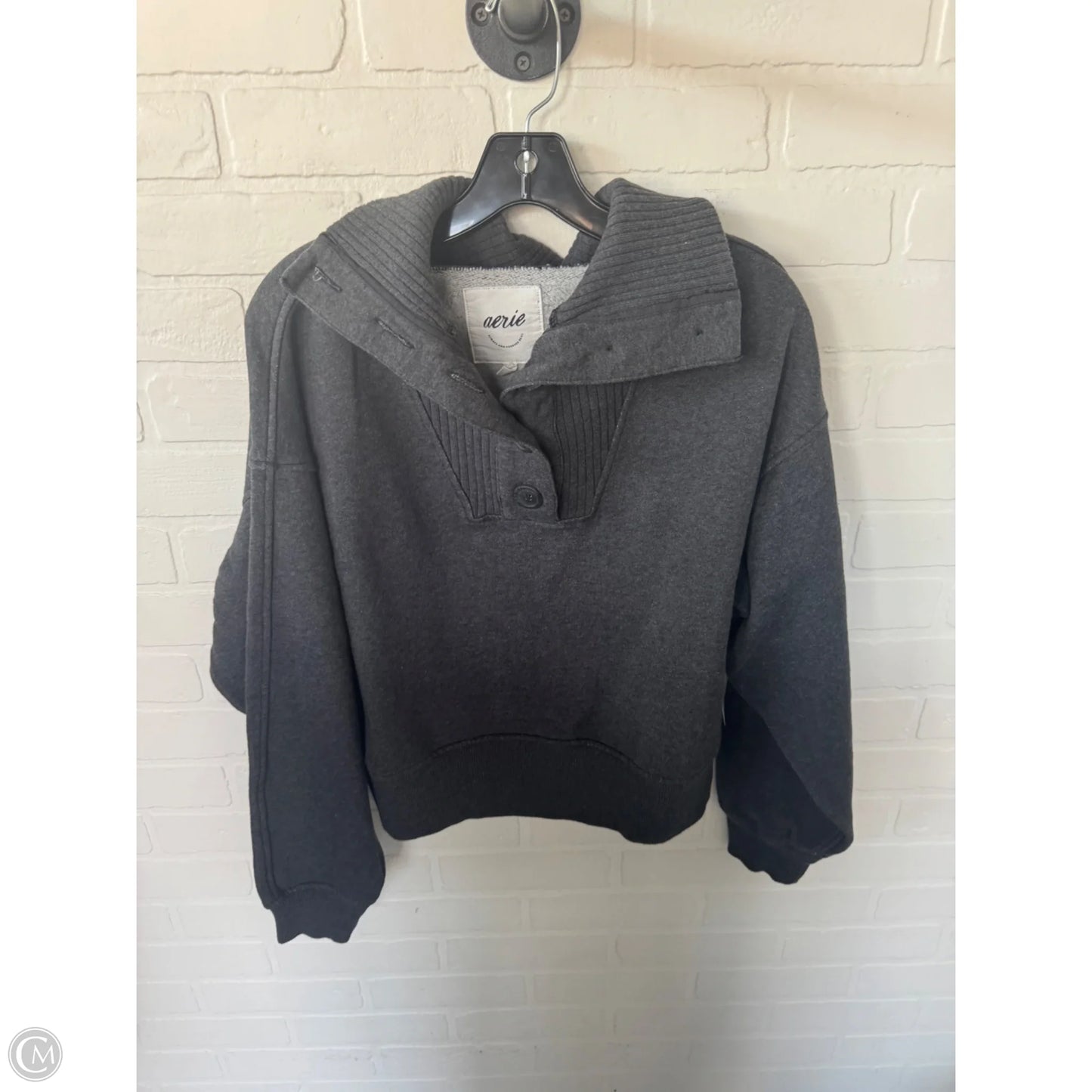 Sweatshirt Collar By Aerie In Grey, Size: Xs
