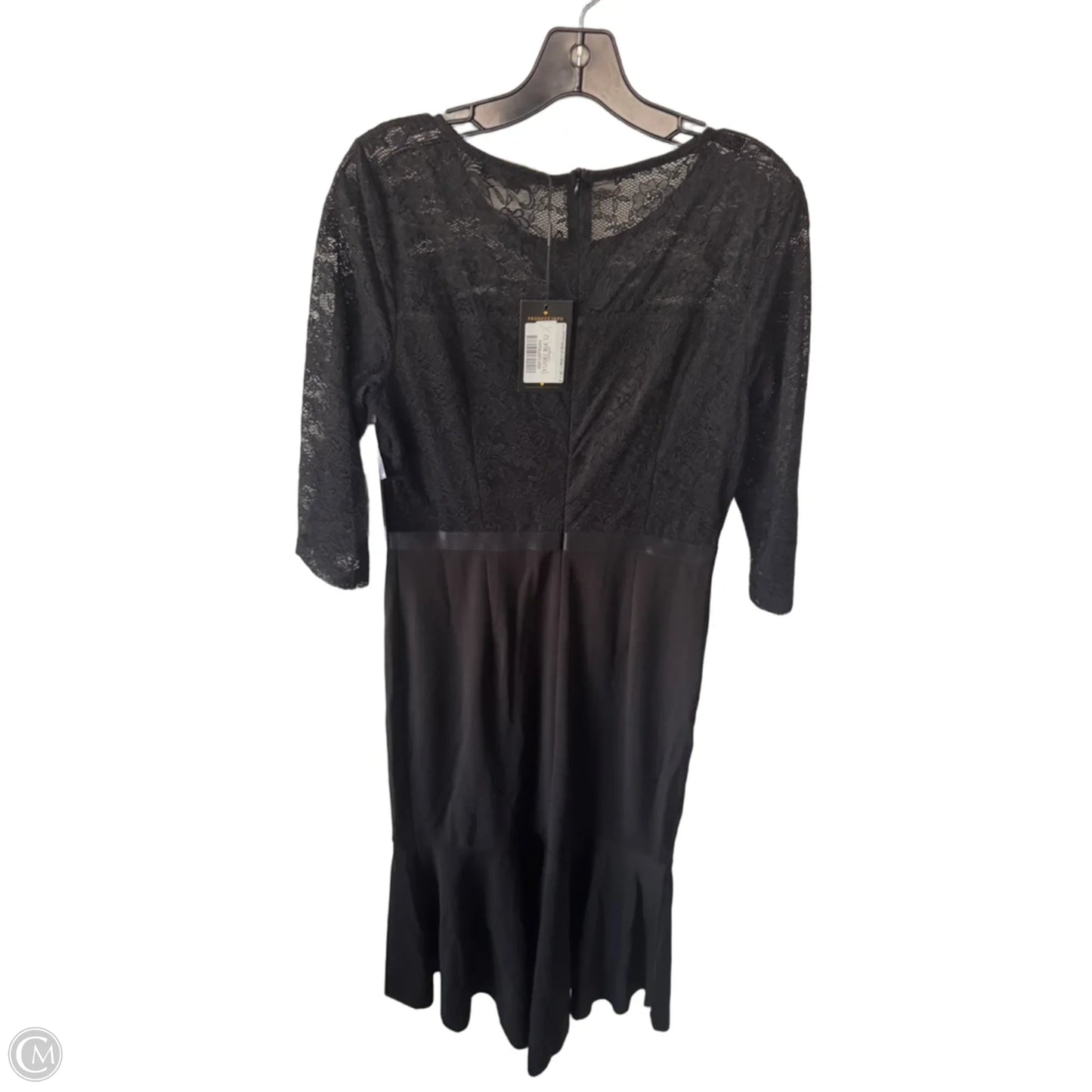 Dress Party Long By Clothes Mentor In Black, Size: L