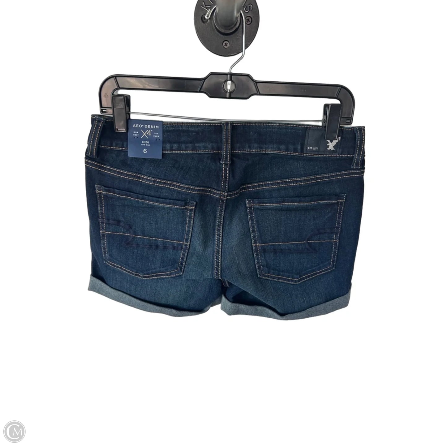 Shorts By American Eagle In Blue Denim, Size: S