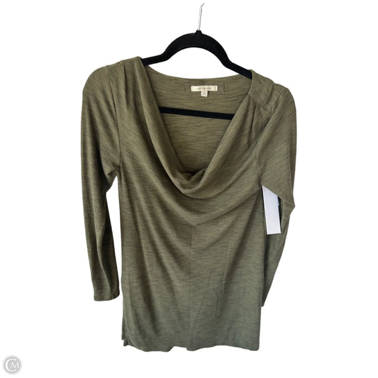Tunic Long Sleeve By Clothes Mentor In Green, Size: S