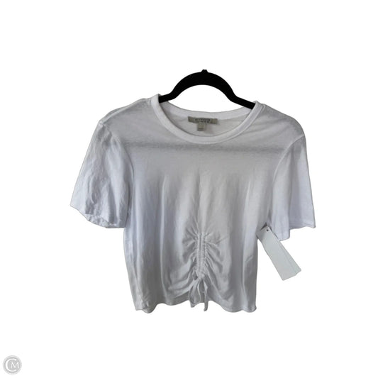 Top Short Sleeve Designer By All Saints In White, Size: S