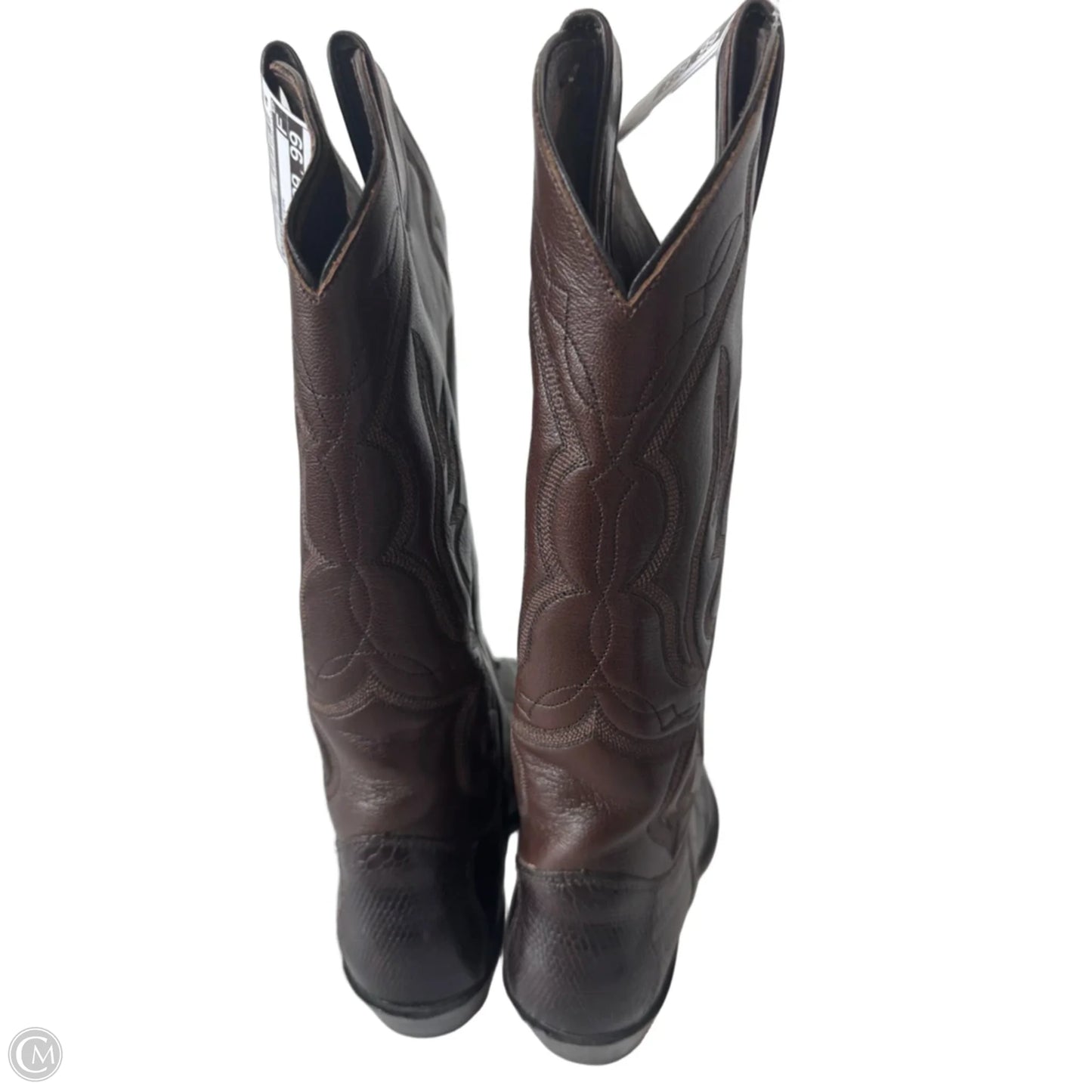 Boots Western By Justin In Brown, Size: 7.5