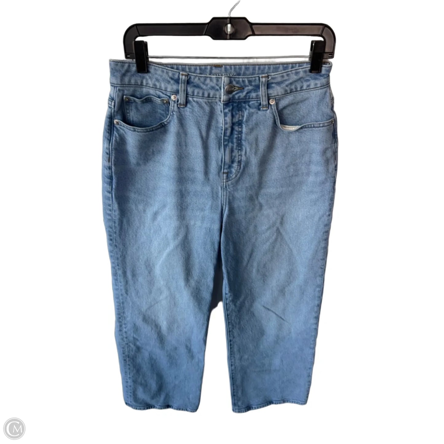 Jeans Straight By J. Crew In Blue Denim, Size: 28