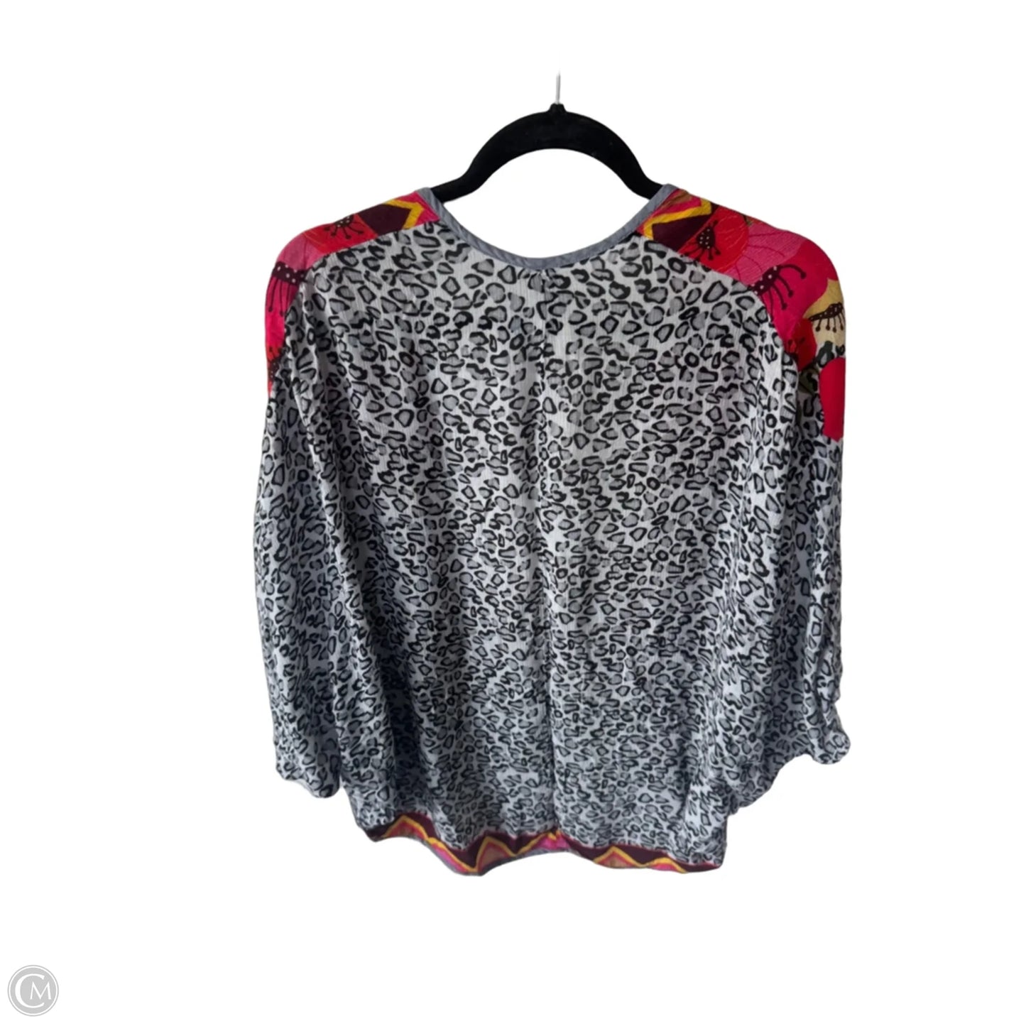 Kimono By Blank London In Grey & Pink, Size: Osfm