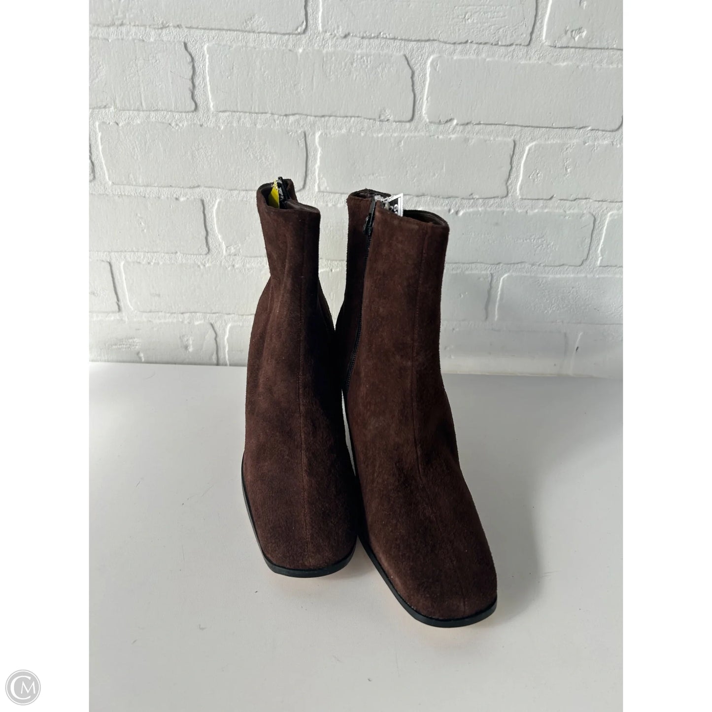 Boots Ankle Heels By Newport News In Brown, Size: 9