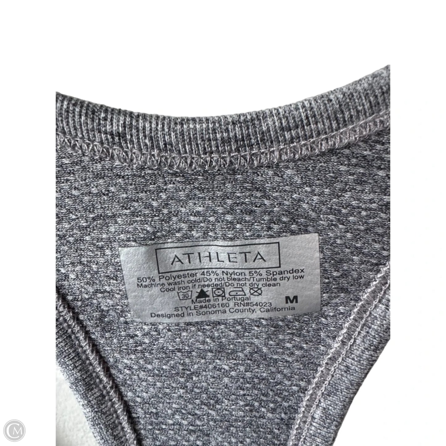 Athletic Tank Top By Athleta In Grey, Size: M