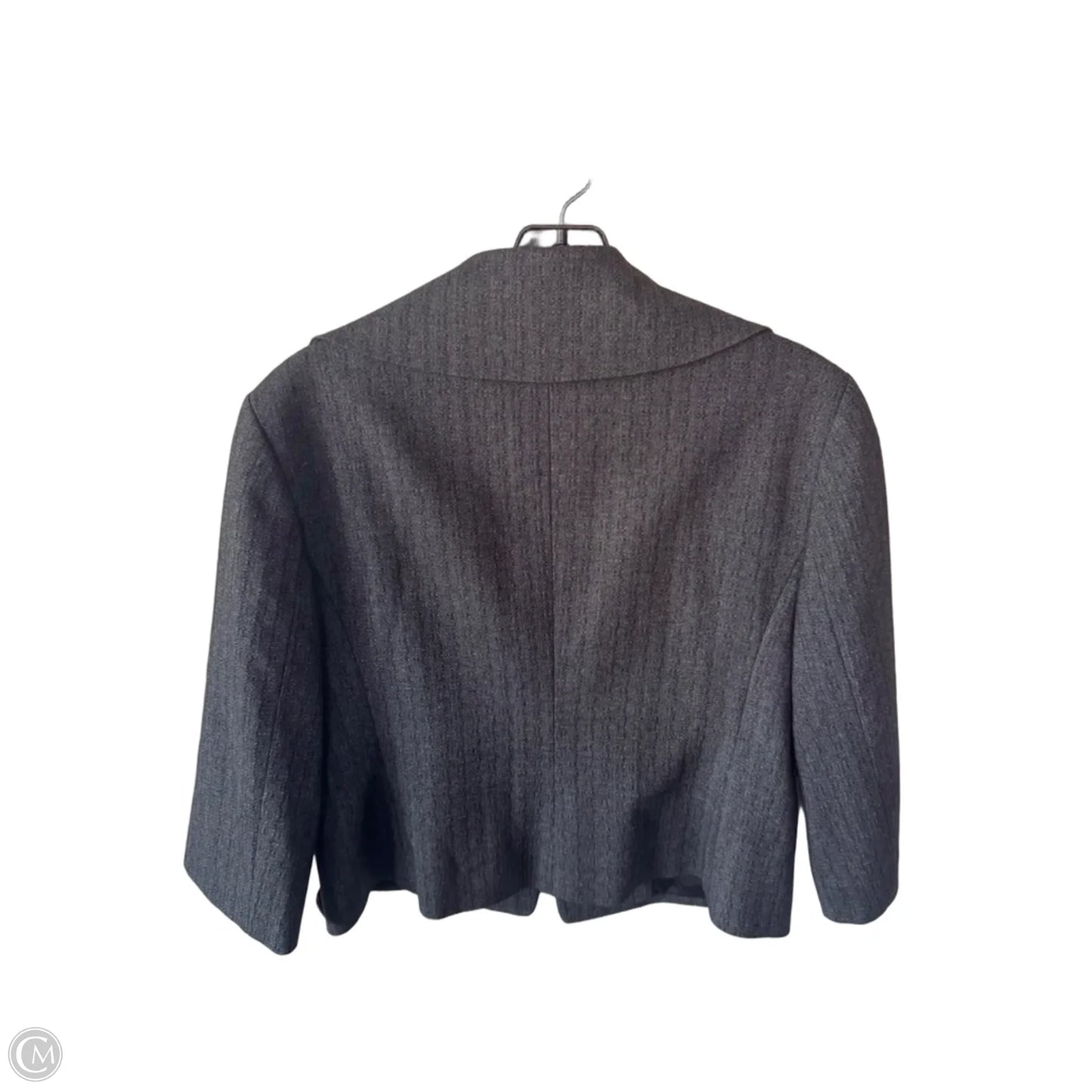 Blazer By Ann Taylor In Grey, Size: Xs