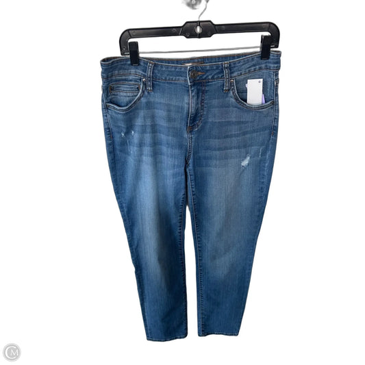 Jeans Boyfriend By Kut In Blue Denim, Size: 8
