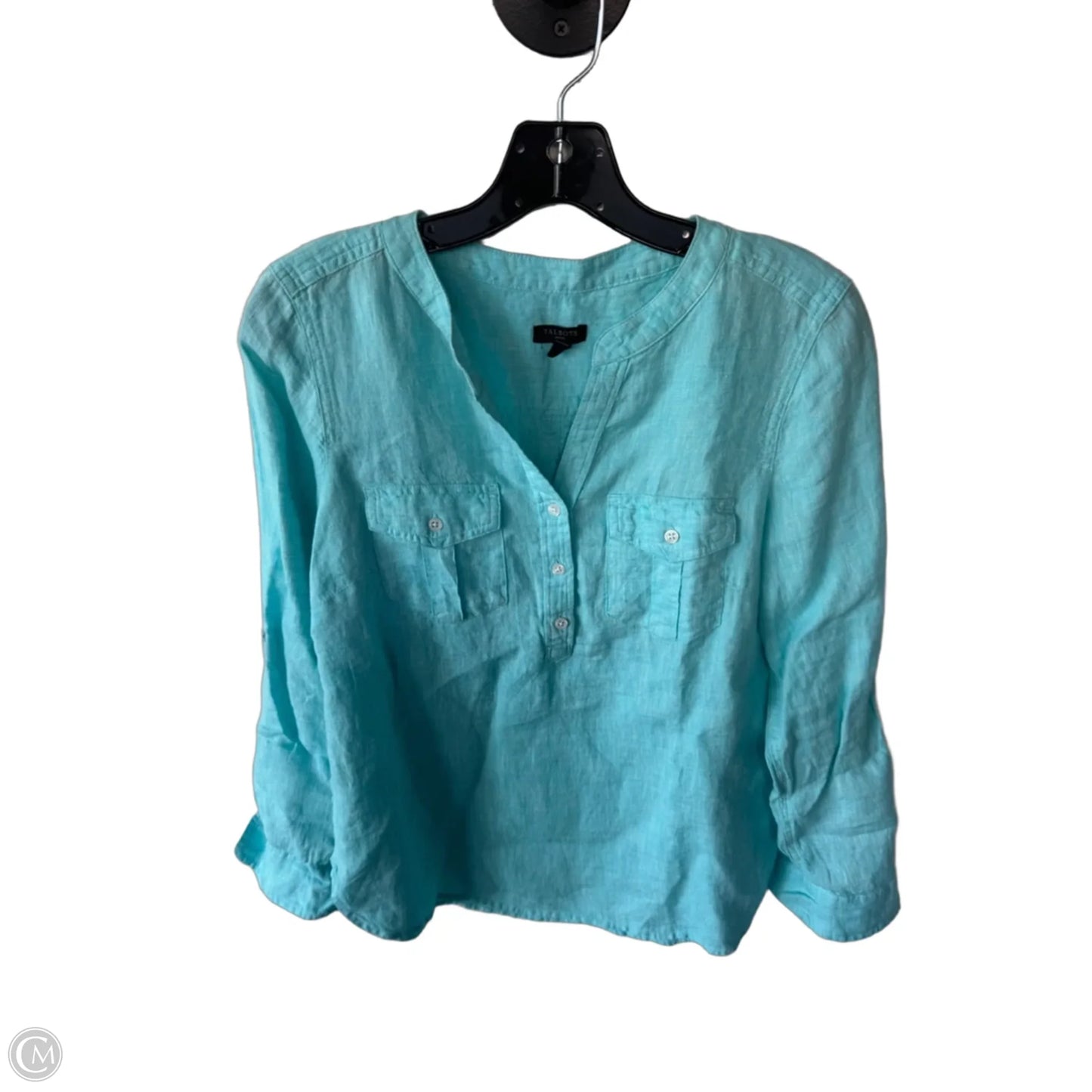 Top Long Sleeve By Talbots In Blue, Size: Sp