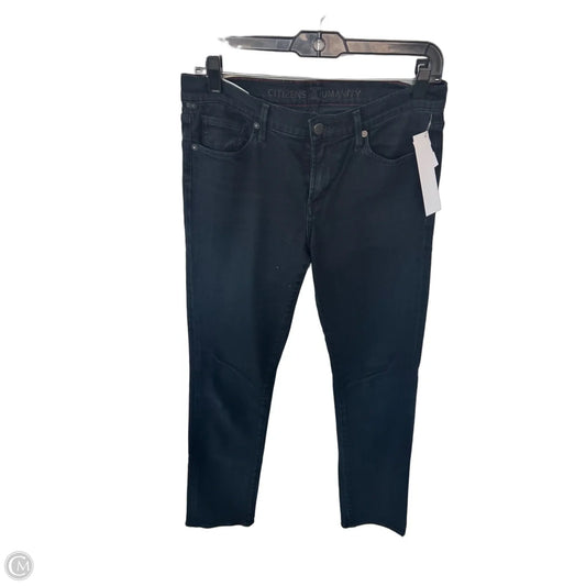 Jeans Straight By Citizens Of Humanity In Black Denim, Size: 8