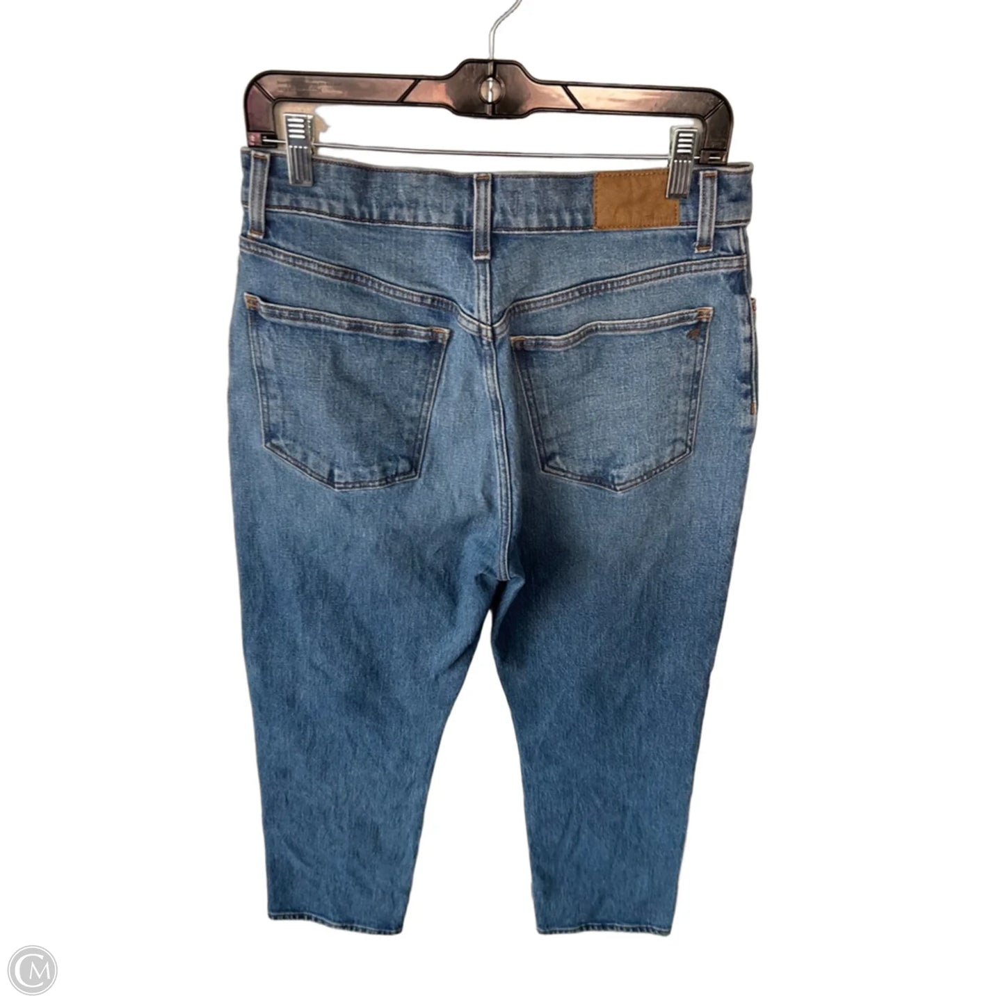 Jeans Straight By Madewell In Blue Denim, Size: 6