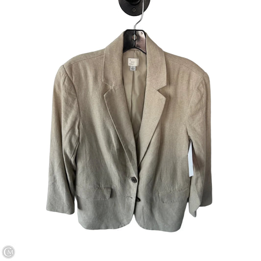 Blazer By A New Day In Tan, Size: S
