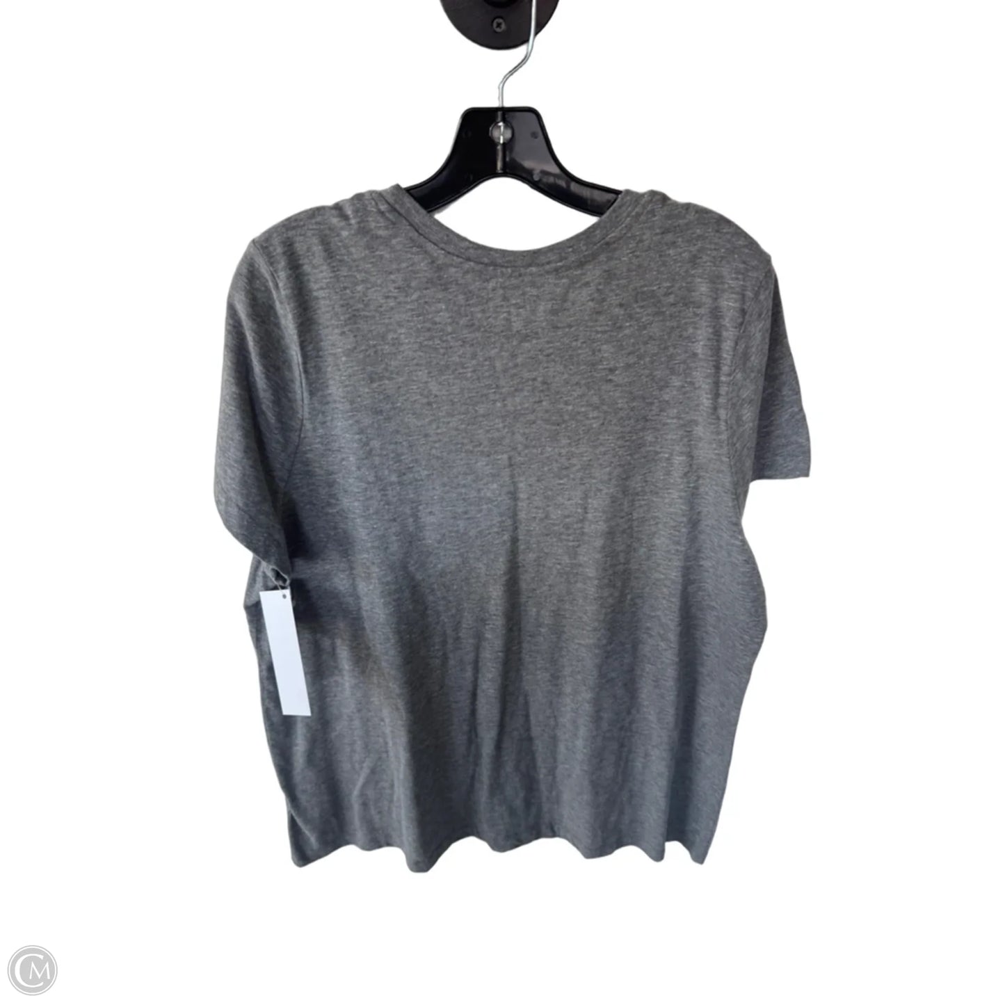 Top Short Sleeve By Lane Bryant In Grey, Size: 1x