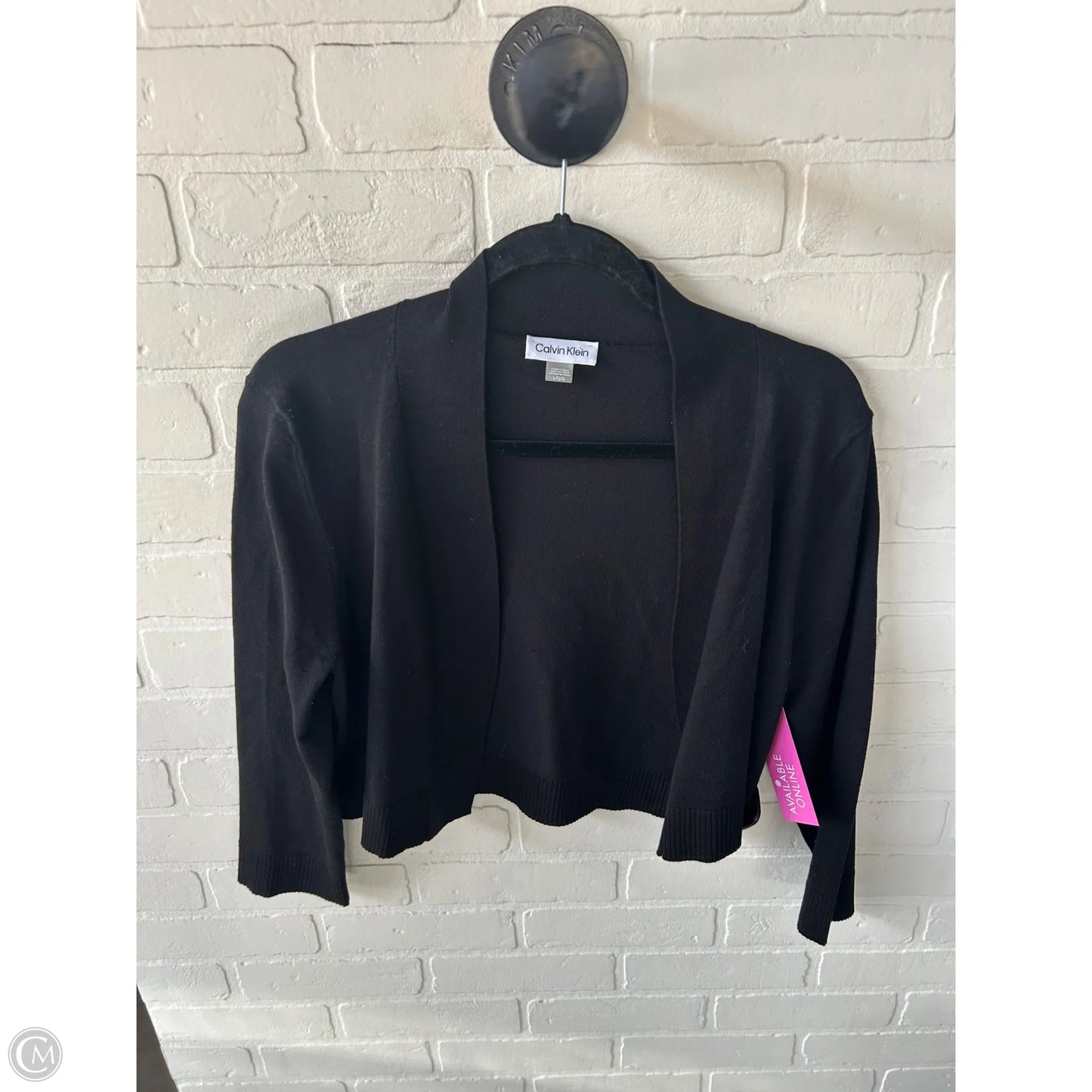 Bolero By Calvin Klein In Black, Size: L
