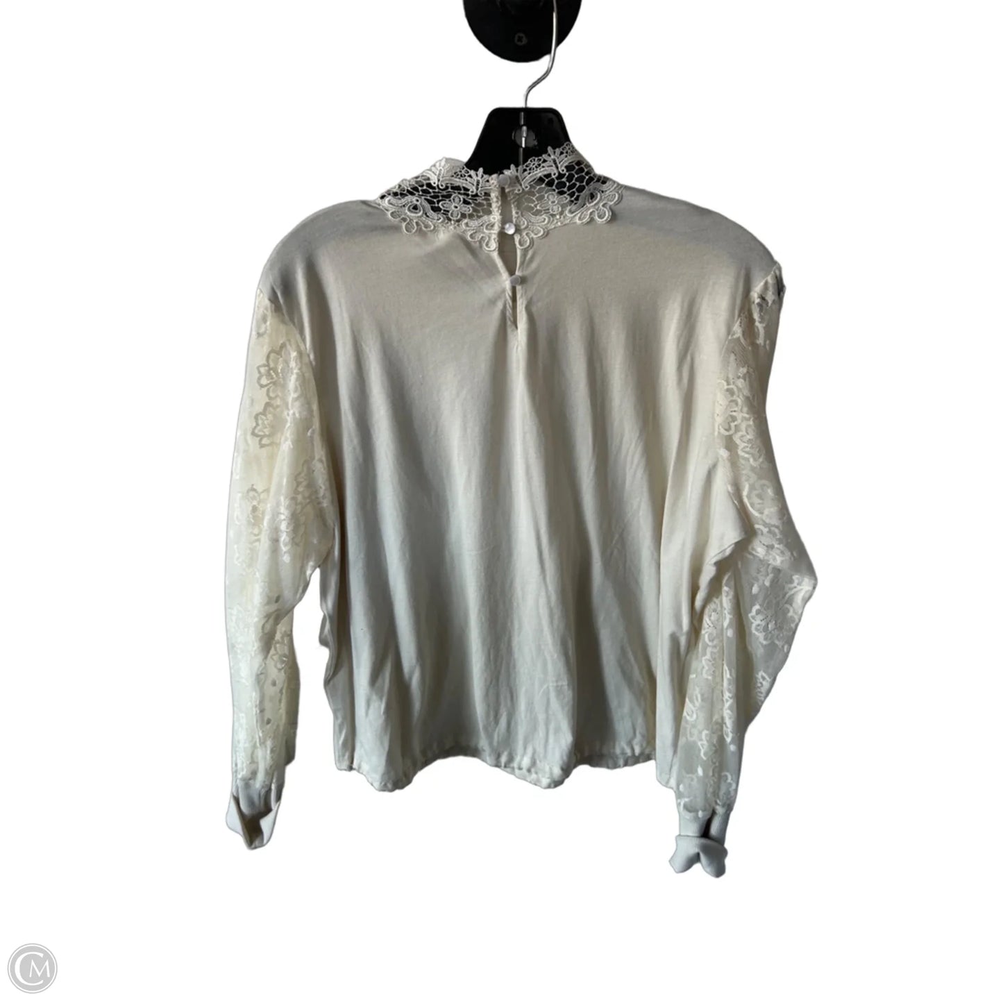 Top Long Sleeve By Tiny In Cream, Size: Xl
