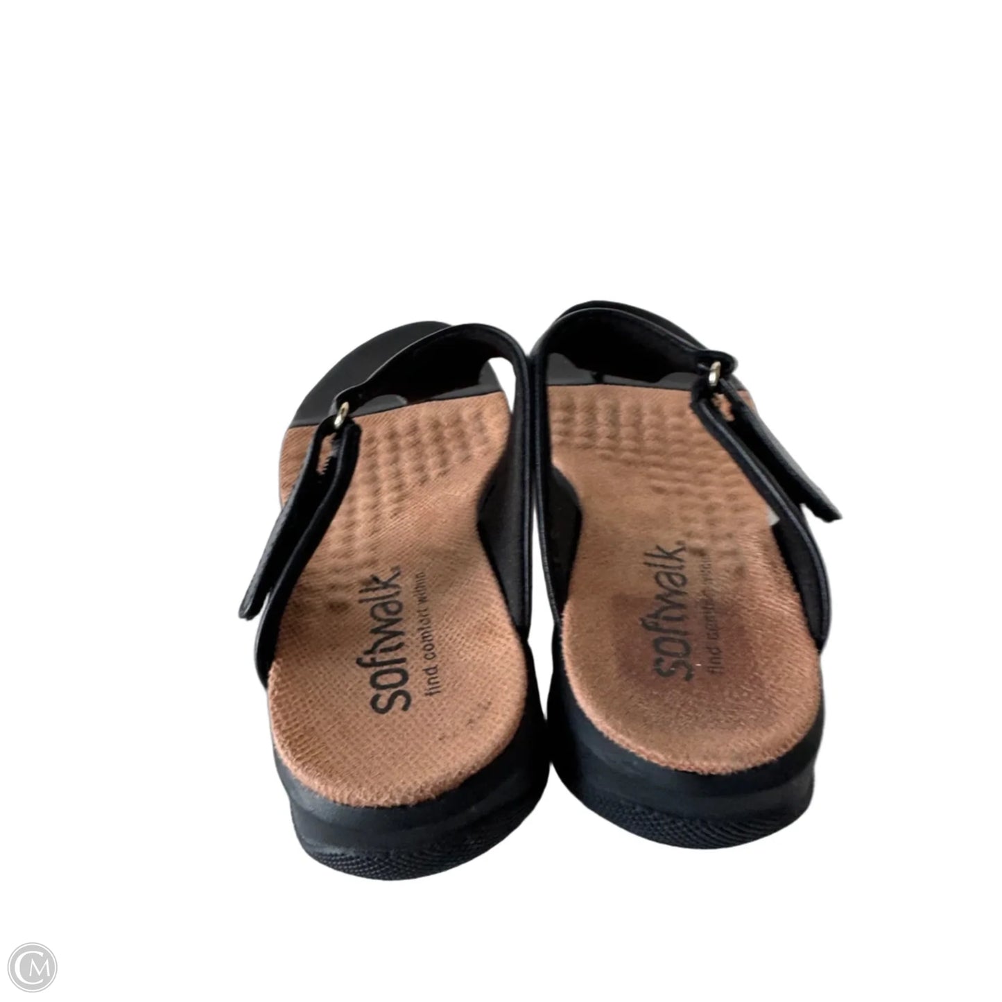 Sandals Flats By Cmc In Black, Size: 6